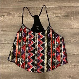 Sequin women’s blouse